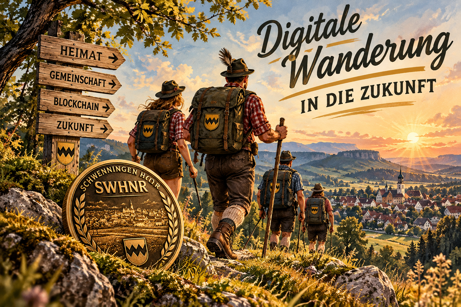 Digitale Wanderung in die Zukunft