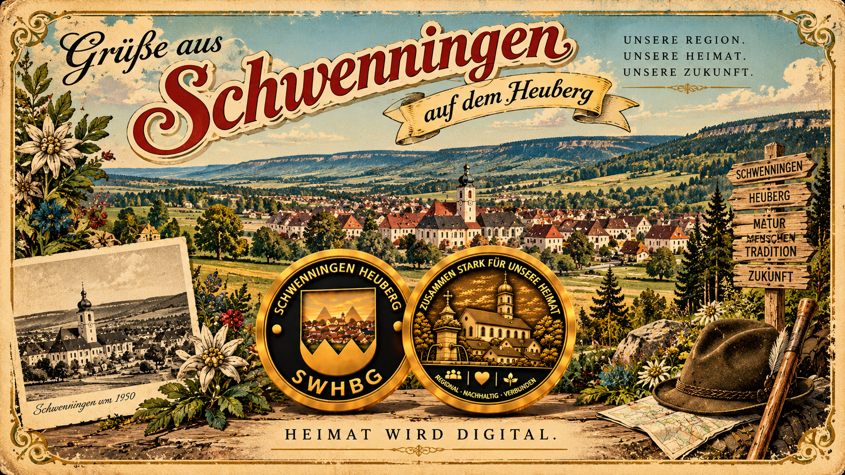 Ein Stück Heimat – Lithografie