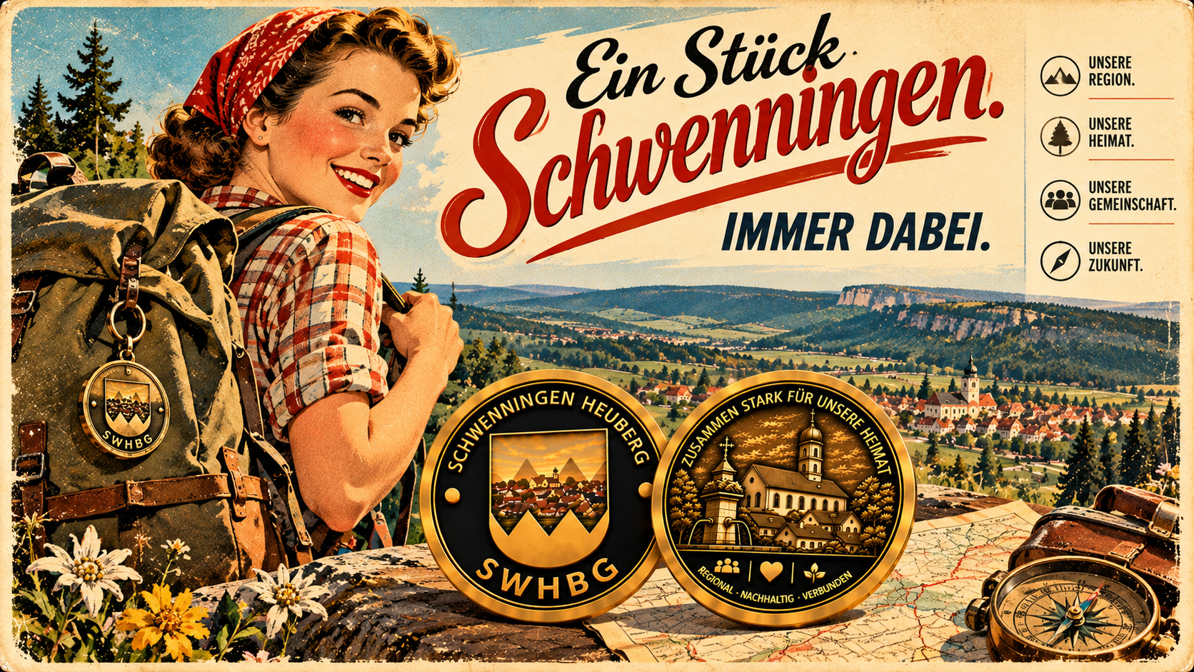 Heimat in der Tasche – klassische Produktwerbung