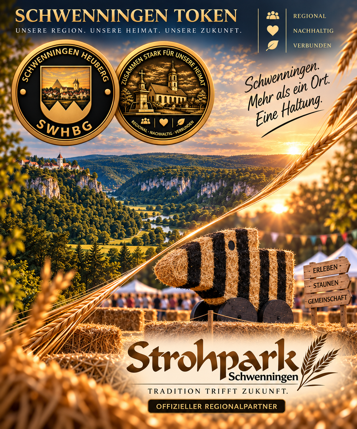 Regionalpartner-Poster der Strohpark GbR