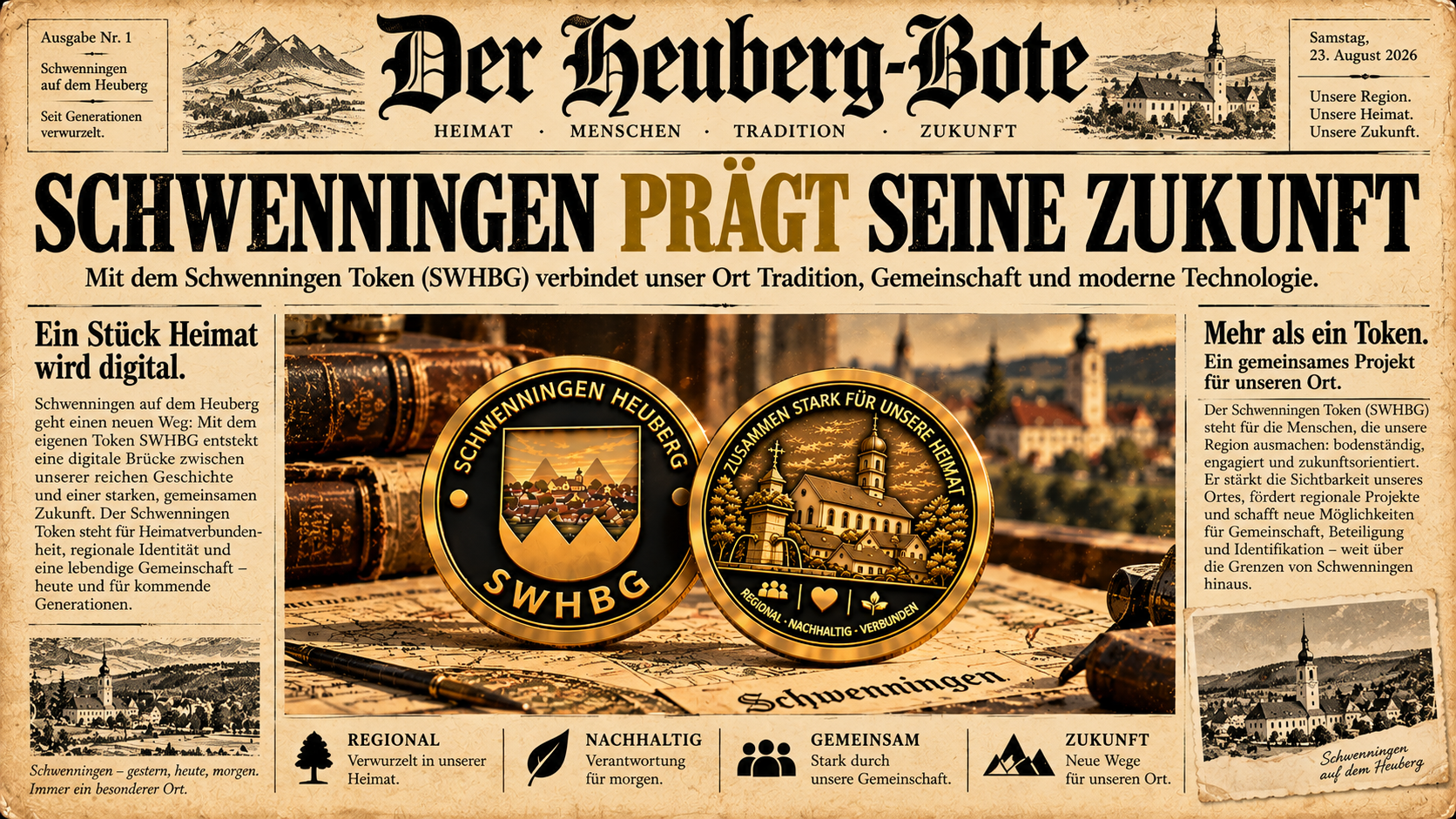 Schwenningen Token – Sonderausgabe Zeitung